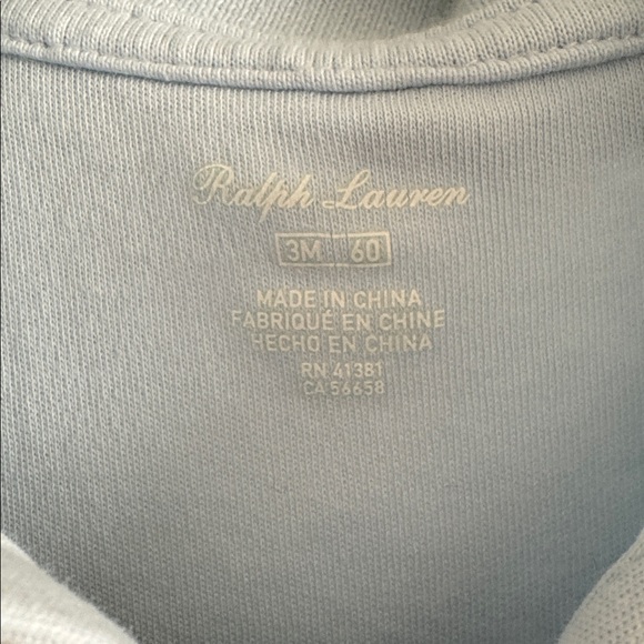 Ralph Lauren Baby Boy Outfit Bear Size 0-3M Infant - Picture 3 of 5